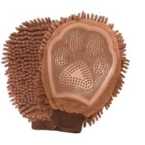 Dirty Dog Grooming Mitt Grey 25x18cm