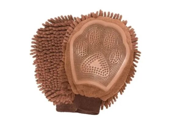 Dirty Dog Grooming Mitt Grey 25x18cm
