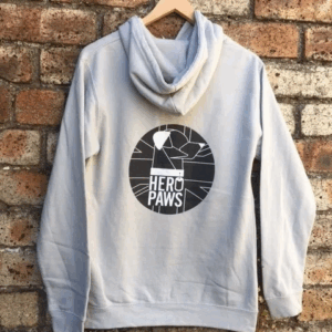 Printed Hoodie with Black Logo