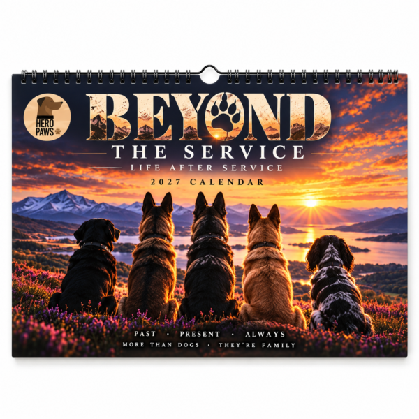 Hero Paws 2027 Calendar