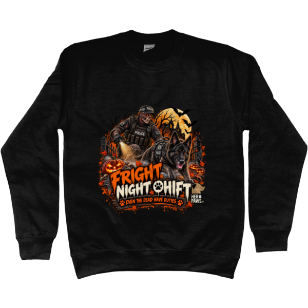 police Fright Night Howl-o-ween Sweat shirt